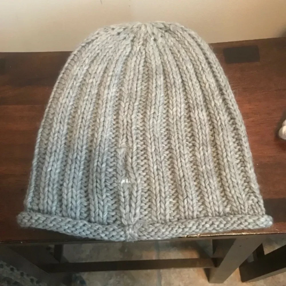 Free People Rory  beanie slouch Hat ribbed knit